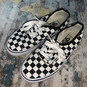 Checkerboard Authentic Vans